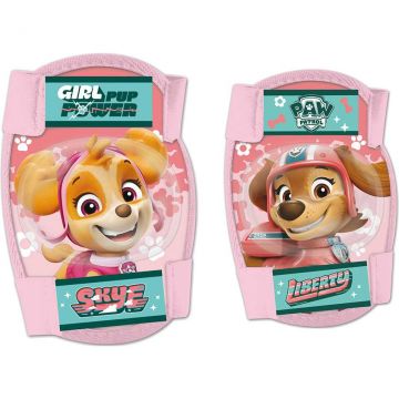 Set protectie Seven cotiere genunchiere Paw Patrol girls roz