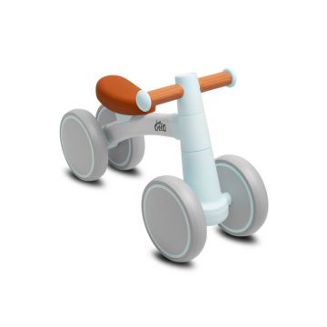 Toyz - Bicicleta de echilibru, Fara pedale, Cadru metalic, Roti din spuma, 58 x 24 x 36 cm, 1-3 ani, Albastru
