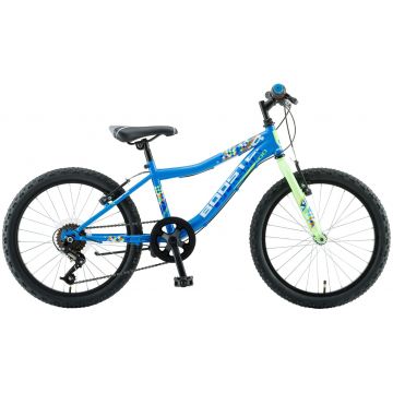 Bicicleta Copii Booster Plasma - 20 Inch, Albastru-Verde