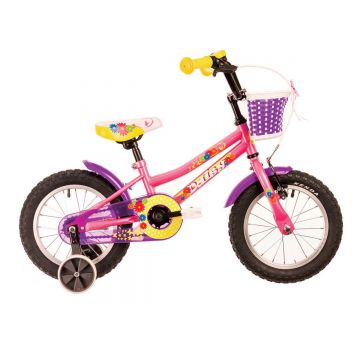 Bicicleta Copii Dhs 1402 - 14 Inch, Roz
