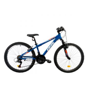 Bicicleta Copii Dhs Terrana 2423 - 24 Inch, Albastru