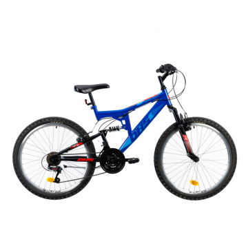 Bicicleta Copii Dhs Terrana 2441 - 24 Inch, Albastru