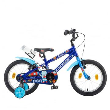 Bicicleta Copii Polar 2023 Rocket - 16 Inch, Albastru