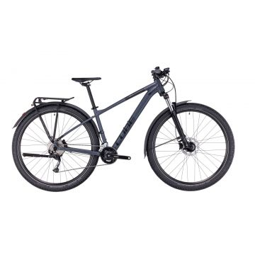 BICICLETA CUBE AIM SLX ALLROAD Grey Black 2023 cadru S (16) - roti 27.5