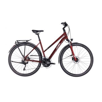 BICICLETA CUBE TOURING EXC TRAPEZE Red White 2023 XS (46 cm)