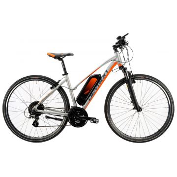 Bicicleta Electrica Devron 28162 - 28 Inch, M, Argintiu