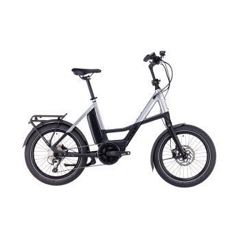 BICICLETA ELECTRICA E-BIKE CUBE COMPACT SPORT HYBRID 500 Black Polarsilver 2023 One size