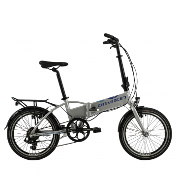 Bicicleta Electrica Pliabila Devron 20124 - 20 Inch, Gri