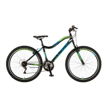 Bicicleta Mtb Booster Galaxy - 26 Inch, Negru-Albastru-Verde
