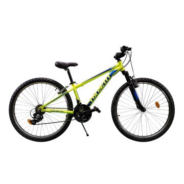 Bicicleta MTB Colinelli COL23, Schimbator Shimano, 21 Viteze, Cadru Aluminiu, Marimea 330 mm, Roti 26 inch, Frane V - Brake, Culoare Verde