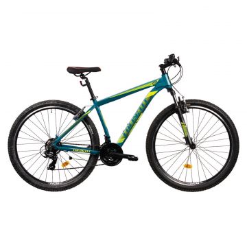 Bicicleta MTB Colinelli COL23, Schimbator Shimano ST-EF500, 21 Viteze, Cadru Aluminiu, Marimea L, Roti 29 inch, Frane V - Brake, Culoare Verde