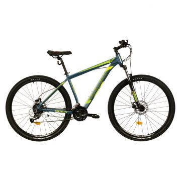 Bicicleta MTB Colinelli COL27, Schimbator Shimano Altus, 24 Viteze, Cadru Aluminiu, Marimea L, Roti 29 inch, Frane pe Disc, Culoare Verde