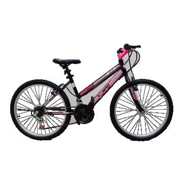Bicicleta MTB Copii TEC Lady culoare negru roz roata 24   Otel
