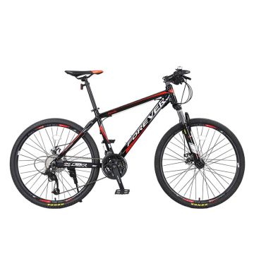 Bicicleta MTB-HT Forever F24T1B, roata 24  , cadru aluminiu, 27 viteze, culoare negru rosu