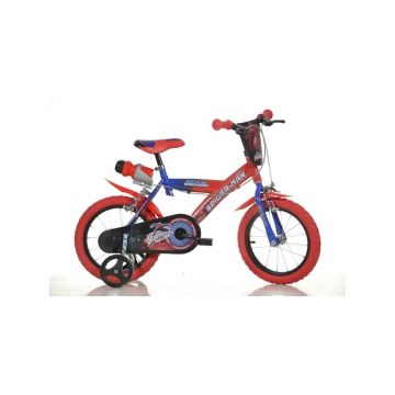 Dino Bikes - Bicicleta cu pedale , Spiderman, 16 , Multicolor