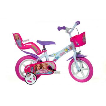 Bicicleta copii 12   - Barbie la plimbare
