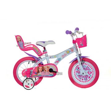 Bicicleta copii 16   - Barbie la plimbare