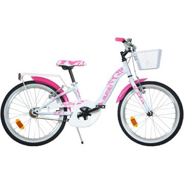 Bicicleta copii Dino Bikes 20' City Smarty alb