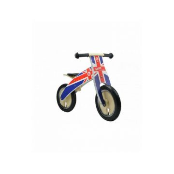 Bicicleta de echilibru Kiddimoto Kurve Union Jack
