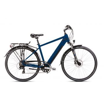 Bicicleta electrica de trekking/oras barbati Romet Wagant 2 RM Integrat Bleumarin/Gri 2023