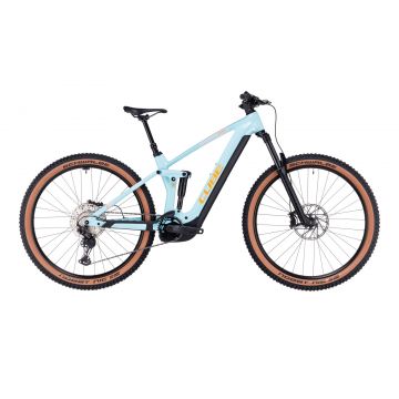 BICICLETA ELECTRICA E-BIKE CUBE STEREO HYBRID 140 HPC RACE 750 Dazzle Orange 2023 cadru M (18) - roti 29