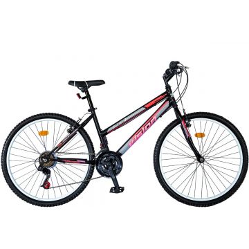 Bicicleta MTB Dame Vision Venus Culoare Negru Roz Roata 24   Otel