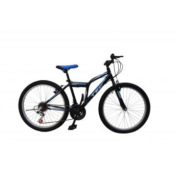 Bicicleta MTB TEC Strong , culoare Negru Albastru, roata 26  , Otel