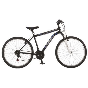 Bicicleta MTB TEC Titan Suspensie Fata ,Culoare negru albastru, Roata 26   Otel
