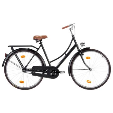 Bicicletă olandeză roată de 28 inci cadru feminin 57 cm