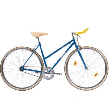 PEGAS Bicicleta Pegas Clasic 2S, Bullhorn Lady, 50cm, Bleu