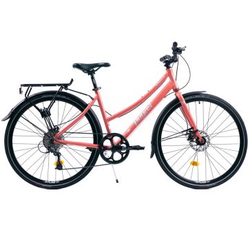 PEGAS Bicicleta Pegas Hoinar aluminiu 28 inch, Shimano Deore 9 viteze, Roz Mat