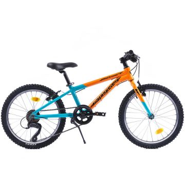 PEGAS Bicicleta Pegas Mini Drumet 20 inch, MTB copii, Portocaliu/Turcoaz