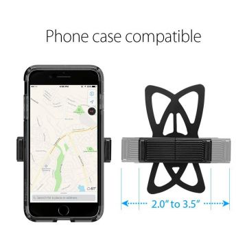 Suport universal bicicleta Spigen A250, Rotire 360 grade, Negru