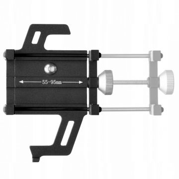 Suport universal bicicleta TECH-PROTECT Alupro, rotire 360 grade, aluminiu, Negru