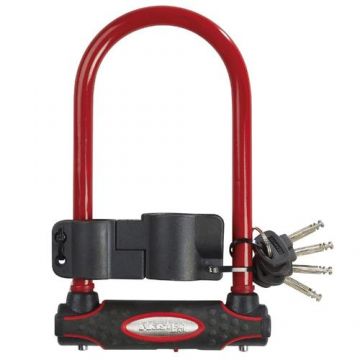 Antifurt Master Lock U-lock cu cheie 210x110x13mm Rosu