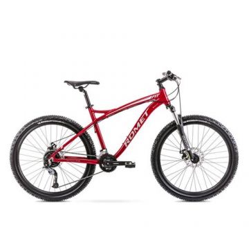 Bicicleta de munte pentru barbati Romet Rambler Fit 26 M/18 Bordo/Argintiu 2021