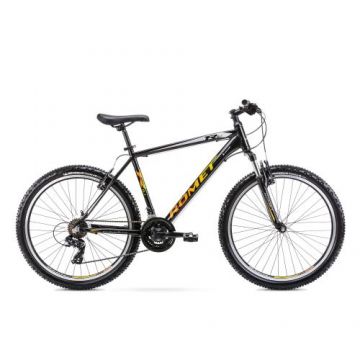 Bicicleta de munte pentru barbati Romet Rambler R6.1 Negru/Galben marime L/19 2022
