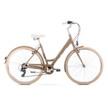 Bicicleta de oras pentru femei Romet Sonata 26 Eco Bej Sampanie 2022 Marime M/18