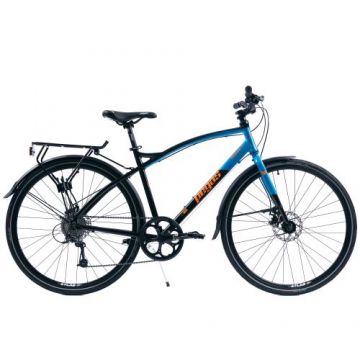 Bicicleta Pegas Hoinar aluminiu 28 inch, Shimano Deore 9 viteze, Negru /Albastru
