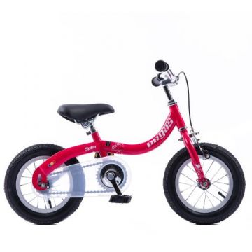 Bicicleta Pegas Soim 2in1 pentru copii, 12inch, Roz