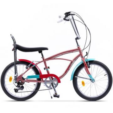 Bicicleta Pegas Strada Mini 7S, 20 inch (Roz)