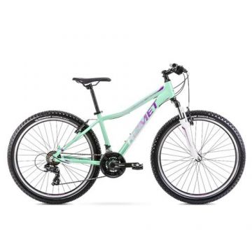 Bicicleta Romet Jolene 6.1 Verde/Violet marime S/15 2022