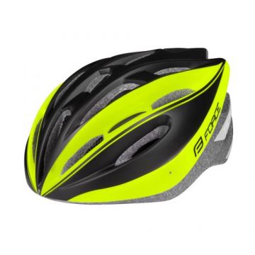 Casca Force Terry Negru/Galben Fluo S-M