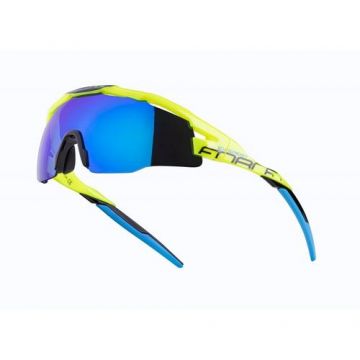 Ochelari Force Everest, lentila albastra oglinda, fluo