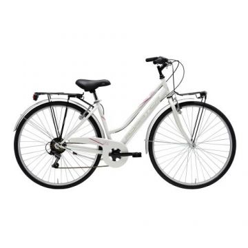 Bicicleta Adriatica Movie Lady, Roti 28inch, Frana V-brake (Alb)