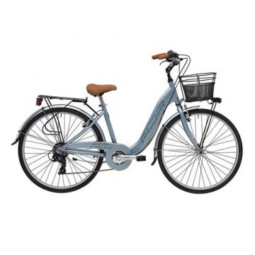 Bicicleta Adriatica Relax 26, Roti 26inch, Frane V-Brake, 6 viteze (Gri)