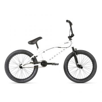 Bicicleta BMX Haro Downtown DLX, Roti 20inch, Cadru 250 mm, Frane U - Brake (Alb)