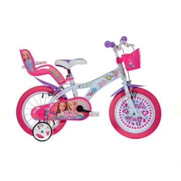 Bicicleta copii 14inch - Barbie la plimbare