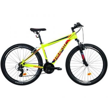 Bicicleta MTB Colinelli 2723, Schimbator Shimano ST-EF500, 21 Viteze, Cadru Aluminiu, Marimea M, Roti 27.5inch, Frane V - Brake (Verde)