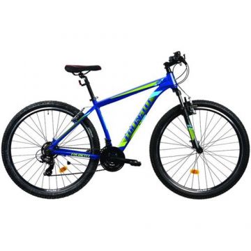 Bicicleta MTB Colinelli 2923, Schimbator Shimano ST-EF500, 21 Viteze, Cadru Aluminiu, Marimea L, Roti 29inch, Frane V - Brake (Albastru)